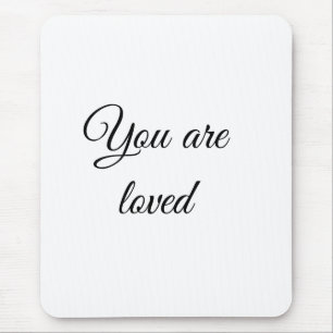 Mousepad Você é amado citação de motivação sol abençoado mi