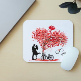 Mousepad Você e Eu, e Almofada de Rato Cupido