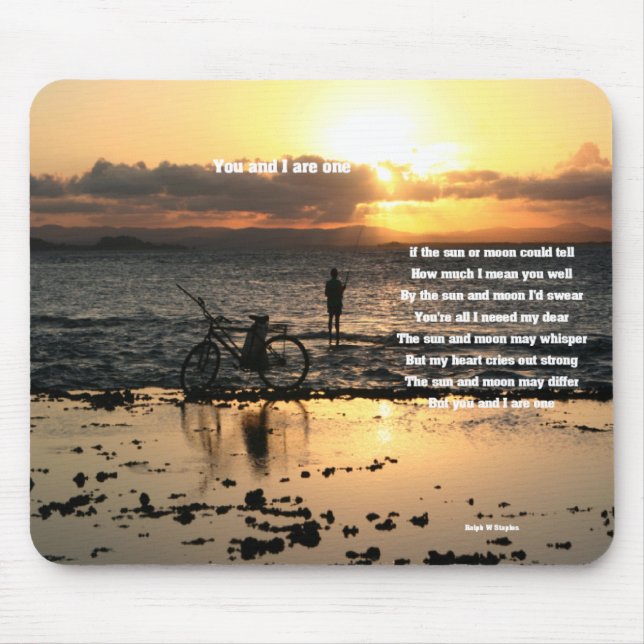 Mousepad Você e eu somos um (Frente)