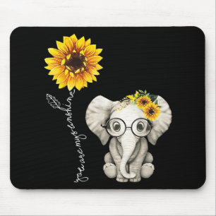 Mousepad Você É Meu Presente De Elefante Sunshine Hippie Su