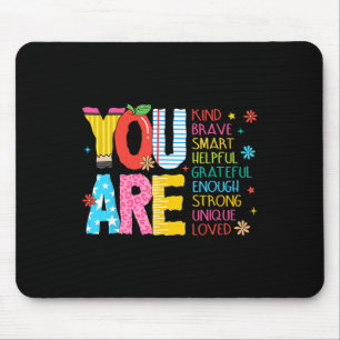 Mousepad Você É Professor Inspirador Corajoso Gentil Primei