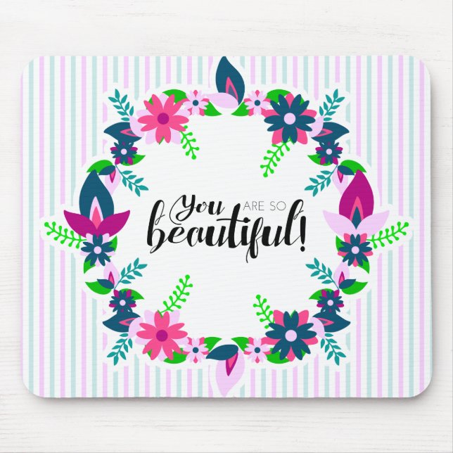 Mousepad Você é tão linda! (Frente)