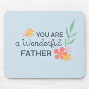 Mousepad Você é tapete do rato maravilhoso do dia dos pai