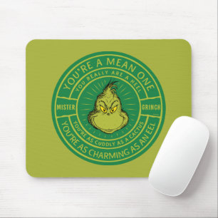 Mousepad Você é um Crachá do Senhor Grinch Mau