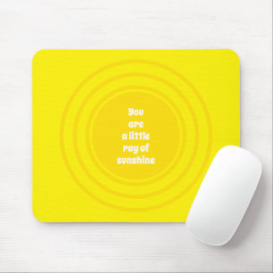 Mousepad Você é um pequeno personagem do Sol amarelo suns