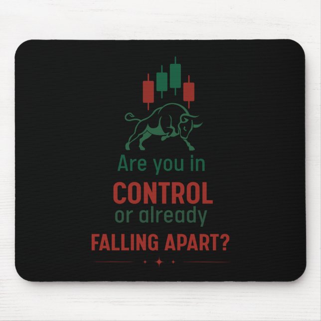 Mousepad Você Está no Controle? – Disciplina do Trader (Frente)