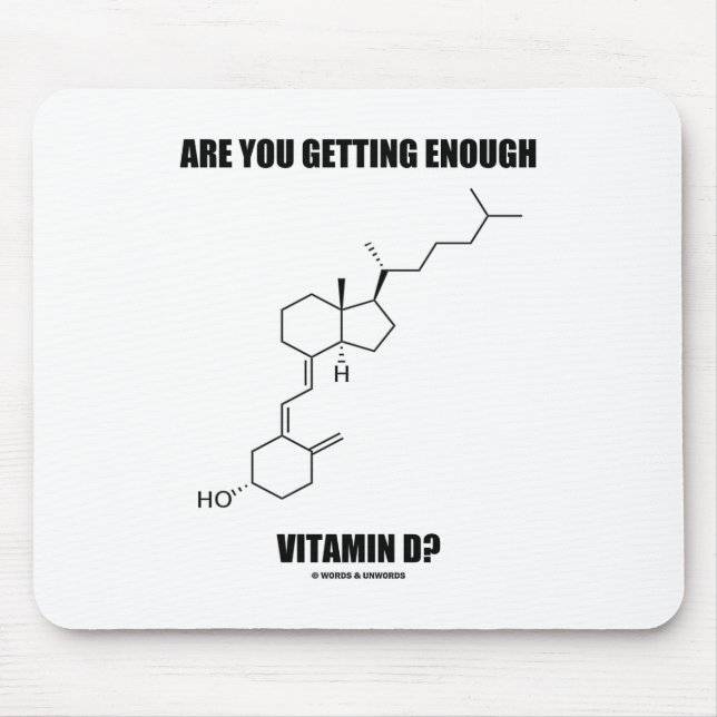 Mousepad Você está obtendo bastante vitamina D? (Frente)