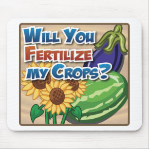 Mousepad Você fertilizará minhas colheitas?