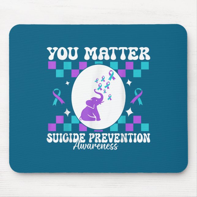 Mousepad Você Mulheres de Conscientização sobre Prevenção a (Frente)
