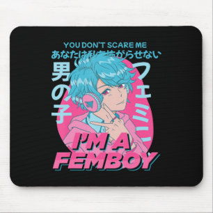 Mousepad Você não me assusta, sou um pastel estético de emb