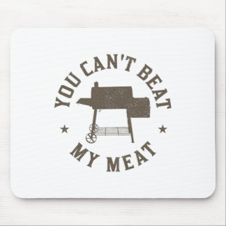 Mousepad Você não pode derrotar meu Churrasco de carne chif