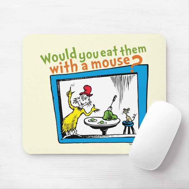 Mousepad Você os comeria com um rato? (Com mouse)