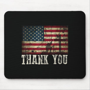Mousepad Você Para Seus Serviços Patriótico - Dia Dos Veter