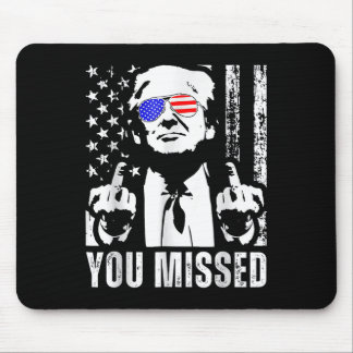 Mousepad Você Perdeu Trump 2024 US Flag Funny (fron)
