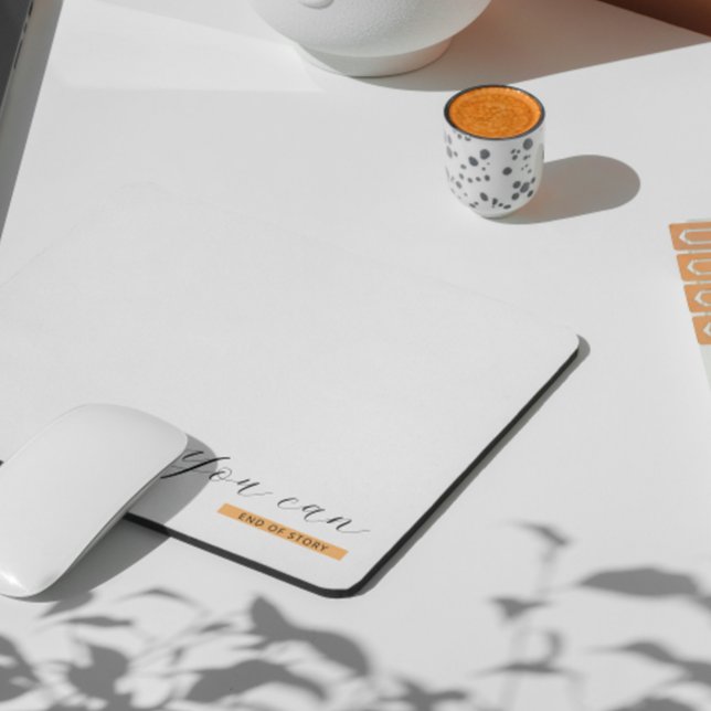 Mousepad Você pode | Citação Motivacional | Inspiração (Criador carregado)