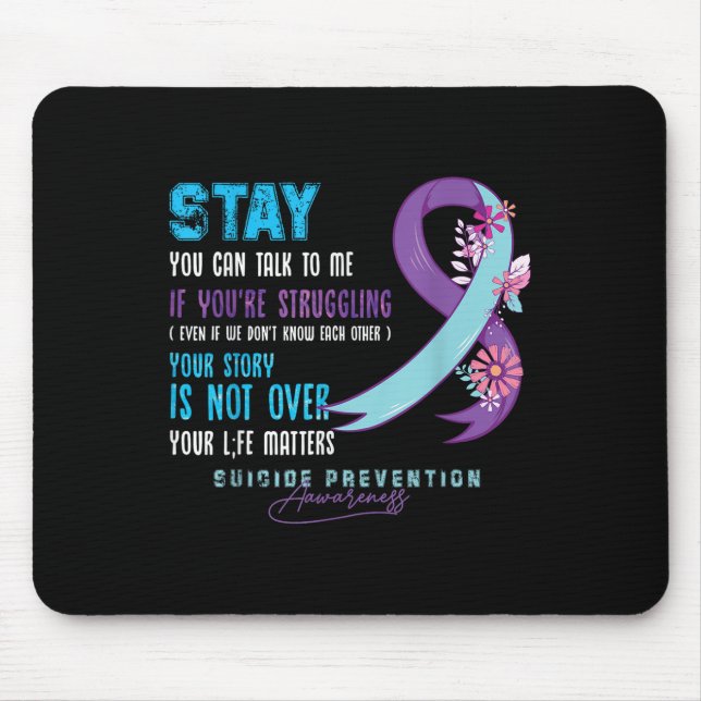 Mousepad Você Pode Falar Comigo Prevenção do Suicídio Consc (Frente)