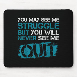 Mousepad Você pode me ver lutar, mas você vai me ver desist
