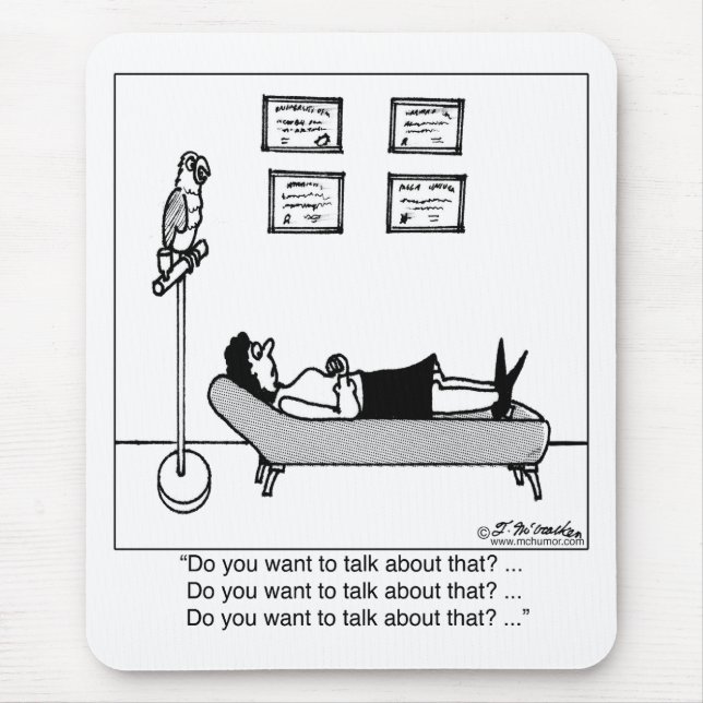 Mousepad Você quer falar sobre aquele? (Frente)