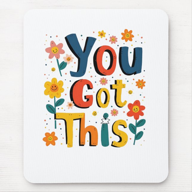 Mousepad Você Recebeu Este Teste De Teste De Dia Do Profess (Frente)