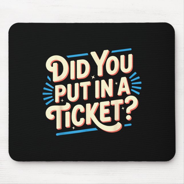 Mousepad Você Registrou Um Ticket Suporte TI Administrador  (Frente)