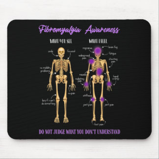 Mousepad Você Vê O Que Eu Sinto De Fibromialgia De Esquelet