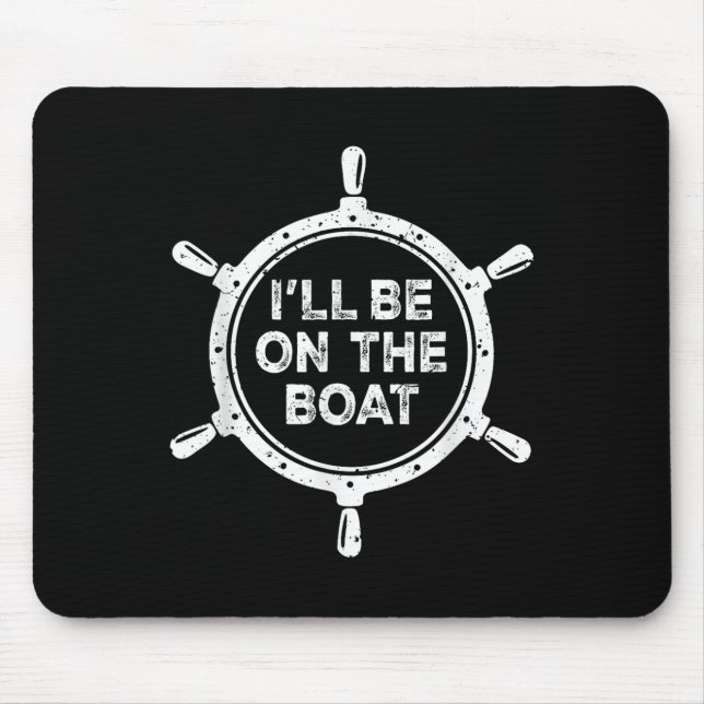 Mousepad Volante Náutico Estarei No Barco  (Frente)
