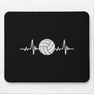 Mousepad Voleibol Batido Cardíaco Vintage Retro Volleybal