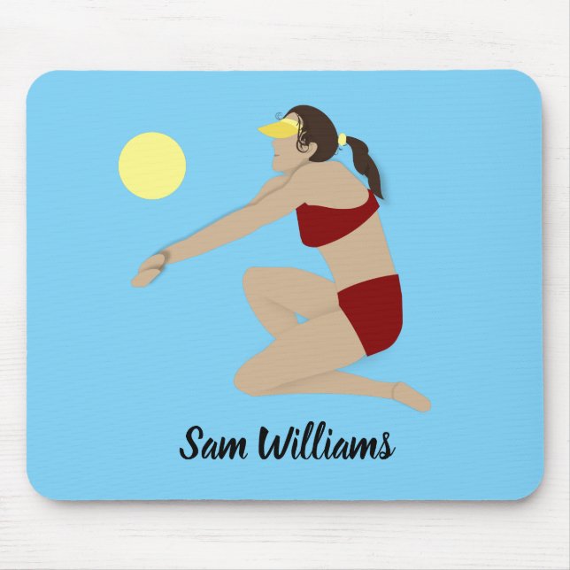 Mousepad Voleibol de praia (Frente)