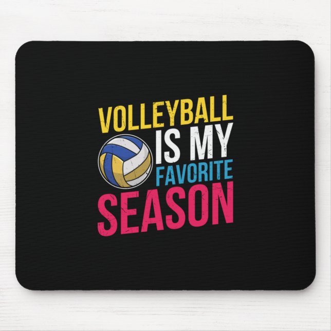 Mousepad Voleibol É Minha Época Favorita (Frente)