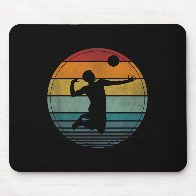 Mousepad Voleibol Mens de Vestuário Praia (Frente)