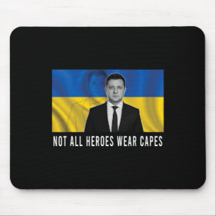 Mousepad Volodymyr Zelensky Nem Todos os Heróis Usam Capas 