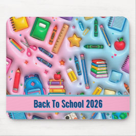 Mousepad Voltar à Escola Personalizado 2026