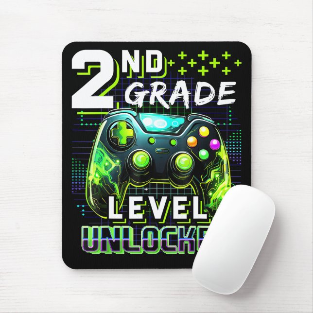 Mousepad Voltar ao nível de jogadores de segundo escolar de (Com mouse)