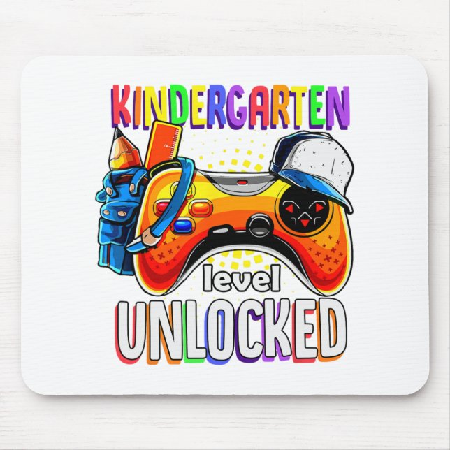 Mousepad Voltar Ao Nível Do Jardim De Infância Do Gamepad D (Frente)