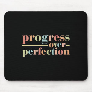Mousepad Voltar Ao Progresso Escolar Sobre A Perfeição Vint