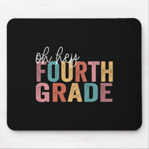 Mousepad Voltar às Aulas Estudantes Professor Oh Hey 4º Qua