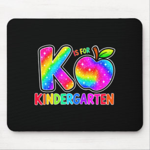 Mousepad Voltar às cores do arco-íris da pré-escola é para