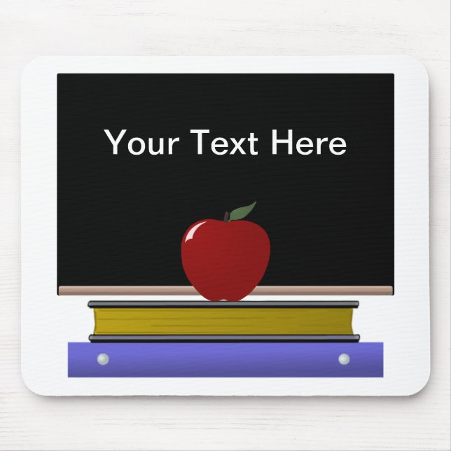 Mousepad Voltar Para O Bloco De Mão De Escola (Frente)