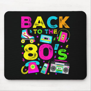 Mousepad Voltar para os anos 80 Estilo Vintage Oitenta Retr