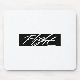 Mousepad Voo Branco Preto