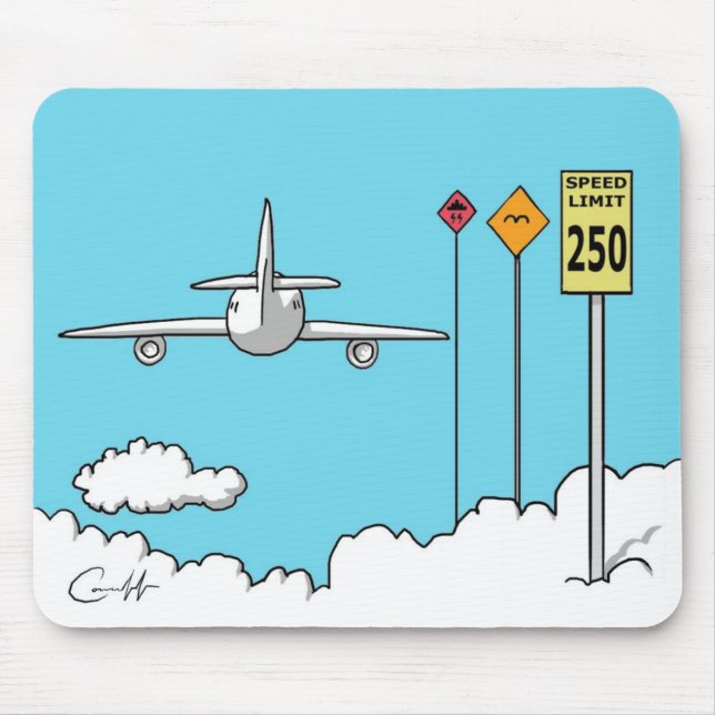Mousepad Voo Seguro (Frente)
