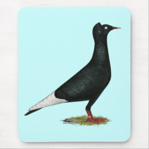 Mousepad Voo Voo Voo Negro Boné Pombo