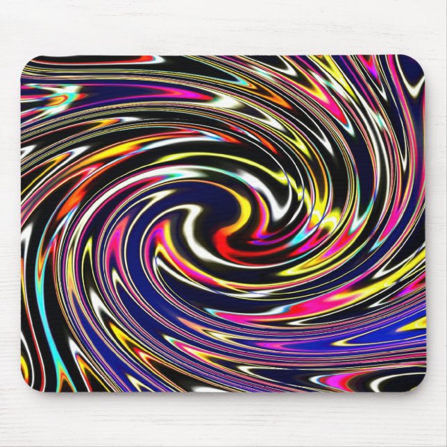 Mousepad Vórtice de cor (Frente)