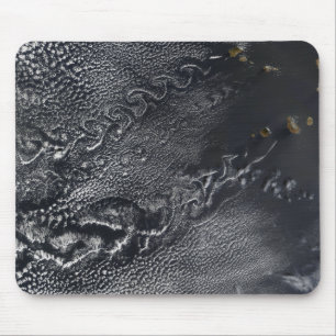 Mousepad Vortices da nuvem sobre as ilhas de Cabo Verde