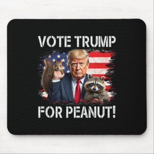 Mousepad Votar Trump No Peanut O Esquilo 2