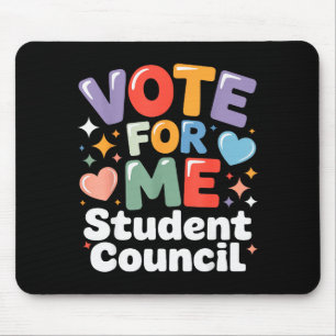 Mousepad Vote Em Mim Vibes do Conselho Estudantil Eleição E