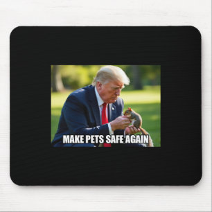Mousepad Vote Trump Mega Tornar Animais de Estimação Seguro