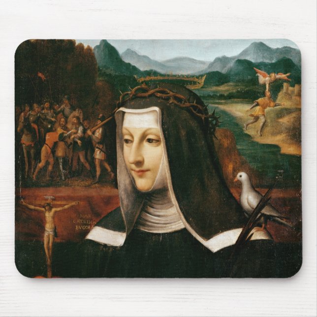 Mousepad Voto ex dedicou a St. Catherine de Siena (Frente)