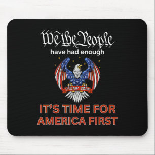 Mousepad Voto Republicano Trump 2024 América Primeiro Nós O