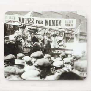 Mousepad Votos para mulheres, em agosto de 1908